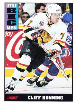 #443 Cliff Ronning - Vancouver Canucks - 1993-94 Score Canadian Hockey