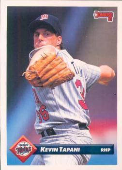 #443 Kevin Tapani - Minnesota Twins - 1993 Donruss Baseball
