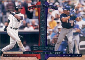 #443 Bernie Williams / Todd Hundley- New York Yankees / New York Mets - 1997 Donruss Baseball