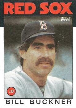 #443 Bill Buckner - Boston Red Sox - 1986 Topps Baseball