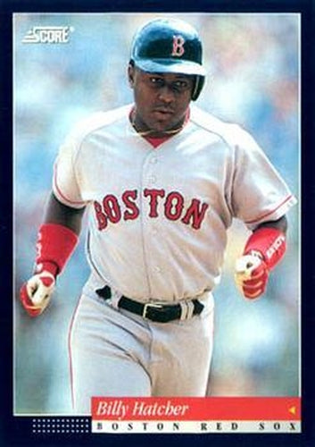 #443 Billy Hatcher - Boston Red Sox -1994 Score Baseball