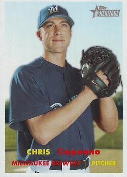 #443 Chris Capuano - Milwaukee Brewers - 2006 Topps Heritage Baseball