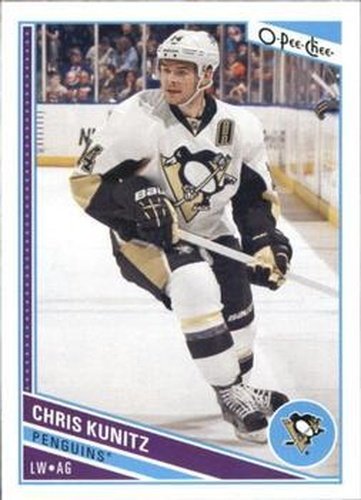 #443 Chris Kunitz - Pittsburgh Penguins - 2013-14 O-Pee-Chee Hockey