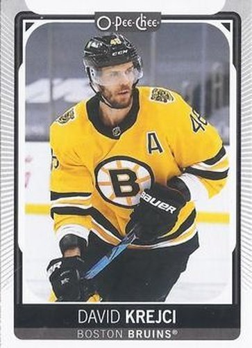 #443 David Krejci - Boston Bruins - 2021-22 O-Pee-Chee Hockey