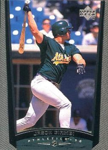 #443 Jason Giambi - Oakland Athletics - 1999 Upper Deck Baseball