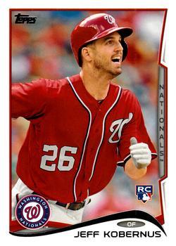 #443 Jeff Kobernus - Washington Nationals - 2014 Topps Baseball