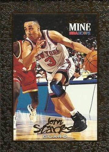 #443 John Starks - New York Knicks - 1994-95 Hoops Basketball