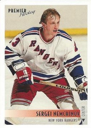 #443 Sergei Nemchinov - New York Rangers - 1994-95 Topps Premier Hockey