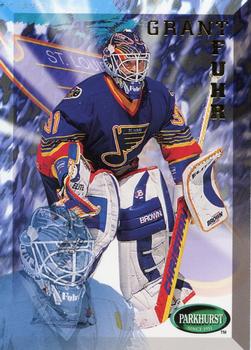 #443 Grant Fuhr - St. Louis Blues - 1995-96 Parkhurst International Hockey