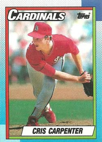 #443 Cris Carpenter - St. Louis Cardinals - 1990 Topps Baseball