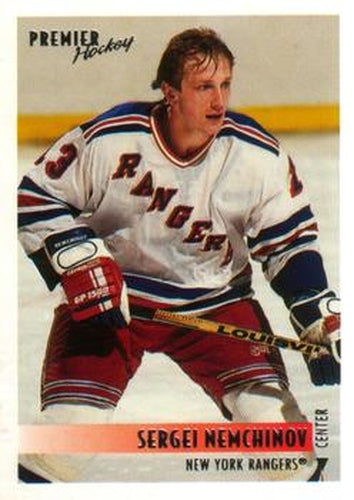 #443 Sergei Nemchinov - New York Rangers - 1994-95 O-Pee-Chee Premier Hockey