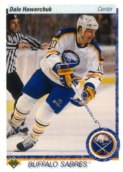 #443 Dale Hawerchuk - Buffalo Sabres - 1990-91 Upper Deck Hockey
