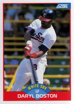 #443 Daryl Boston - Chicago White Sox - 1989 Score Baseball