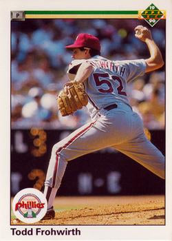 #443 Todd Frohwirth - Philadelphia Phillies - 1990 Upper Deck Baseball