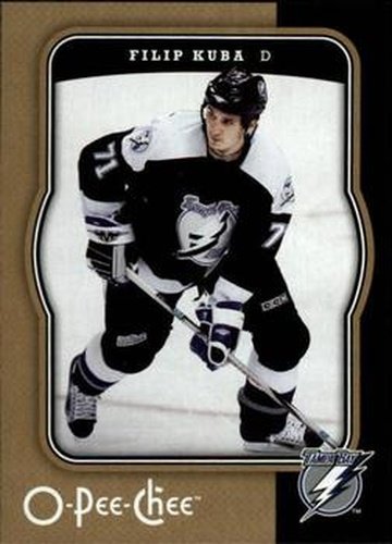 #443 Filip Kuba - Tampa Bay Lightning - 2007-08 O-Pee-Chee Hockey