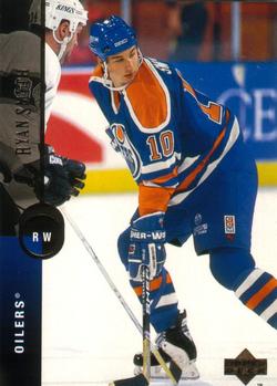 #443 Ryan Smyth - Edmonton Oilers - 1994-95 Upper Deck Hockey