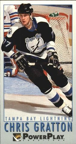 #443 Chris Gratton - Tampa Bay Lightning - 1993-94 Fleer PowerPlay Hockey