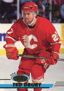 #443 Ted Drury - Calgary Flames - 1993-94 Stadium Club Hockey