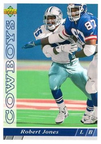 #444 Robert Jones - Dallas Cowboys - 1993 Upper Deck Football
