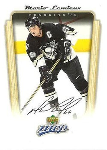 #444 Mario Lemieux - Pittsburgh Penguins - 2005-06 Upper Deck MVP Hockey