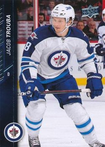 #444 Jacob Trouba - Winnipeg Jets - 2015-16 Upper Deck Hockey