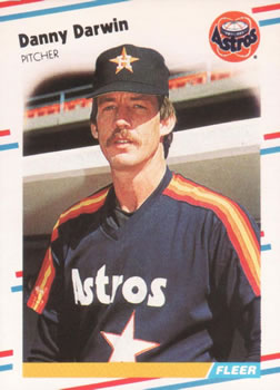 #444 Danny Darwin - Houston Astros - 1988 Fleer Baseball