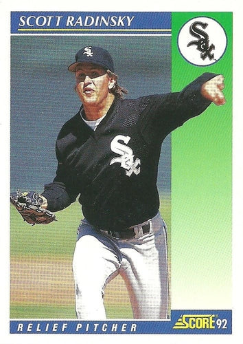 #444 Scott Radinsky - Chicago White Sox - 1992 Score Baseball