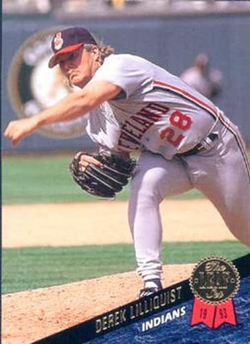 #444 Derek Lilliquist - Cleveland Indians - 1993 Leaf Baseball