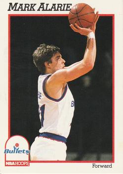 #444 Mark Alarie - Washington Bullets - 1991-92 Hoops Basketball