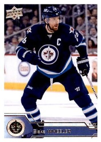 #444 Blake Wheeler - Winnipeg Jets - 2016-17 Upper Deck Hockey