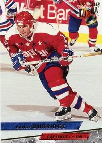 #444 Randy Burridge - Washington Capitals - 1993-94 Ultra Hockey