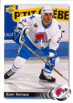 #444 Kerry Huffman - Quebec Nordiques - 1992-93 Upper Deck Hockey