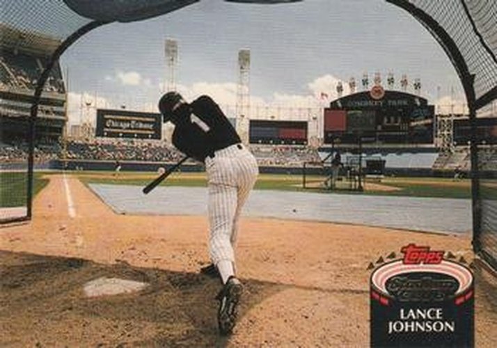#444 Lance Johnson - Chicago White Sox - 1992 Stadium Club Baseball
