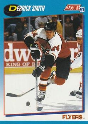#444 Derrick Smith - Philadelphia Flyers - 1991-92 Score Canadian Bilingual Hockey