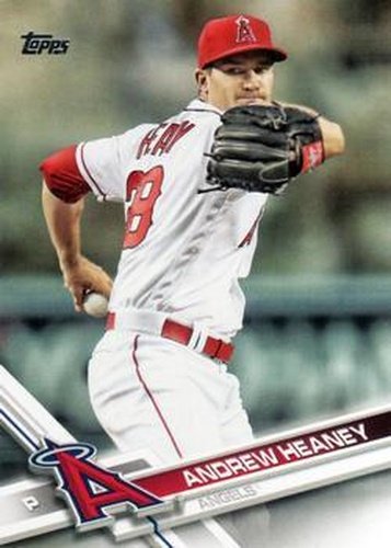 #444 Andrew Heaney - Los Angeles Angels - 2017 Topps Baseball