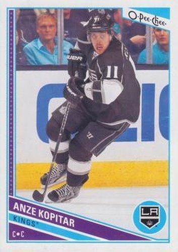 #444 Anze Kopitar - Los Angeles Kings - 2013-14 O-Pee-Chee Hockey