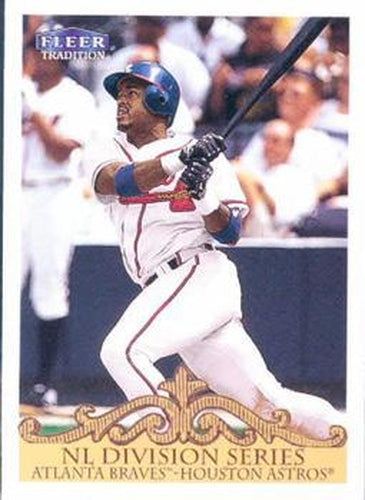 #444 Brian Jordan - Atlanta Braves - 2000 Fleer Tradition Baseball