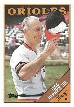 #444 Cal Ripken Sr. - Baltimore Orioles - 1988 Topps Baseball