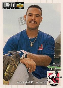 #444 Carlos Baerga - Cleveland Indians - 1994 Collector's Choice Baseball