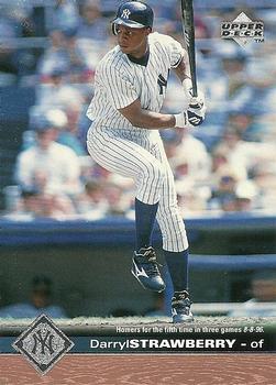 #444 Darryl Strawberry - New York Yankees - 1997 Upper Deck Baseball
