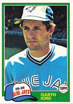 #444 Garth Iorg - Toronto Blue Jays - 1981 Topps Baseball