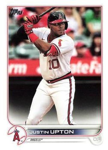 #444 Justin Upton - Los Angeles Angels - 2022 Topps Baseball