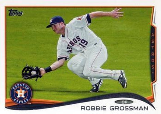 #444 Robbie Grossman - Houston Astros - 2014 Topps Baseball