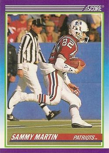 #444 Sammy Martin - New England Patriots - 1990 Score Football