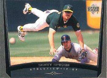 #444 Scott Spiezio - Oakland Athletics - 1999 Upper Deck Baseball