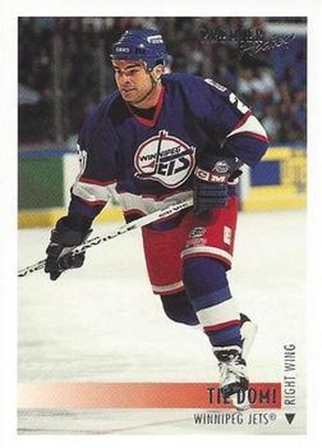 #444 Tie Domi - Winnipeg Jets - 1994-95 Topps Premier Hockey