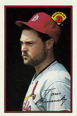 #444 Tom Brunansky - St. Louis Cardinals - 1989 Bowman Baseball