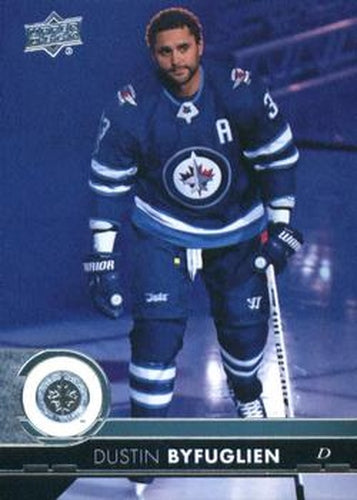 #444 Dustin Byfuglien - Winnipeg Jets - 2017-18 Upper Deck Hockey