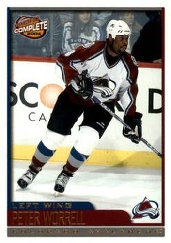 #444 Peter Worrell - Colorado Avalanche - 2003-04 Pacific Complete Hockey