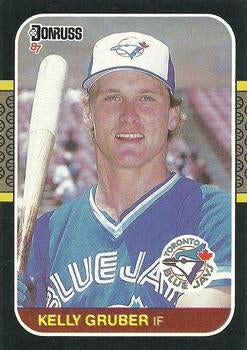 #444 Kelly Gruber - Toronto Blue Jays - 1987 Donruss Baseball